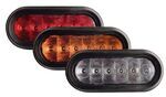 TecNiq Stop Tail Turn Light - 6" - Oval - Pigtail - Grommet Mount