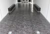 The Source Company black marble RV vinyl flooring.