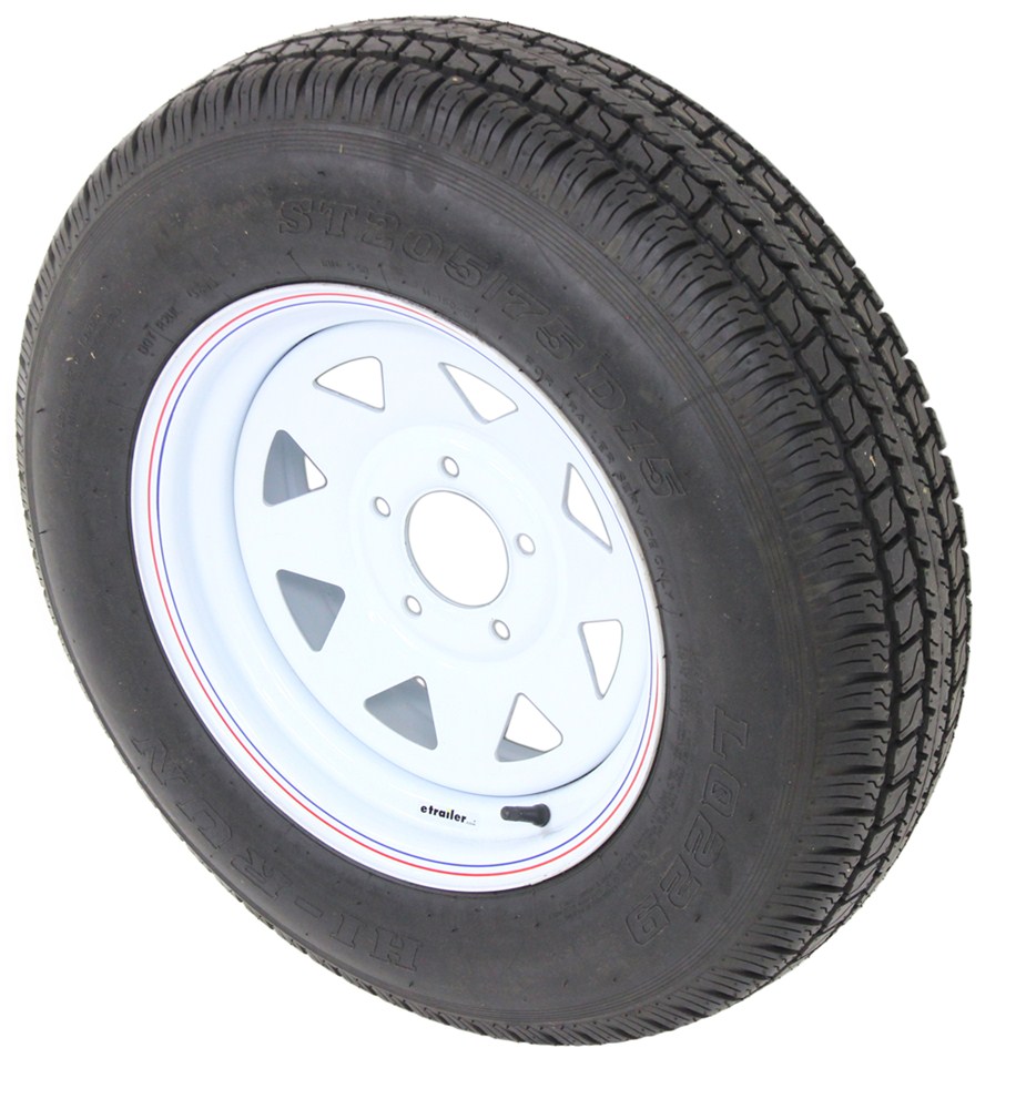ST205/75-D15 Bias Trailer Tire with 15" Steel Wheel - 5 on ...