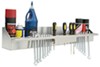 Tow-rax utility tray with tool rack. 