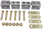Terran Axle Single-Axle Hanger Kit for Double Eye Springs - 1-1/2" Tall Front