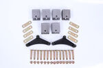 Terran Axle Tandem-Axle Hanger Kit for Double Eye Springs - 3-1/4" Tall Front