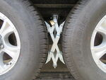 Super Grip Chock Wheel Stabilizers for Tandem-Axle Trailers and RVs - Qty 2