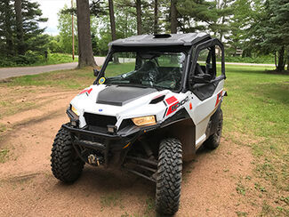Power Sonic Lithium Ion battery for UTVs. Black outer casing. 