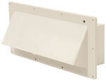 Ventline Exterior Wall Vent for RV Range Hood - 1" Collar - Colonial White