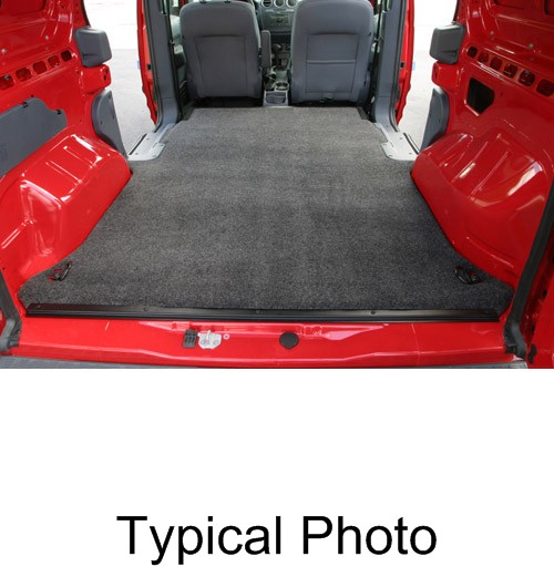 Vanrug Custom Floor Mat For Cargo Vans Charcoal Gray Carpet