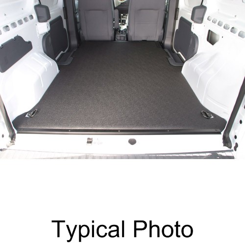 Vantred Custom Floor Mat For Cargo Vans Black Thermoplastic