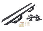 Westin Outlaw Nerf Bars with Drop Steps - Textured Black Steel