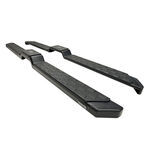 Westin HDX Running Boards w/ Custom Install Kit - Integrated Step - Black Aluminum