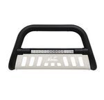 Westin Ultimate LED Bull Bar with Skid Plate - 3" Tubing - Black Powder Coated Steel