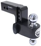 Weigh Safe 180 Hitch 2-Ball Mount for 2.5" Hitch - 4" Drop/5" Rise - 18.5K - Cerakote