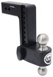 Weigh Safe 180 Hitch 2-Ball Mount for 2.5" Hitch - 8" Drop/9" Rise - 18.5K - Cerakote