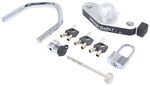 Weigh Safe Lock Set - Padlock, Adjustable Coupler Latch Lock, and Adjustable Coupler Ball Lock