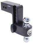 Weigh Safe 180 Hitch 2-Ball Mount for 3" Hitch - 6" Drop/7" Rise - 21K - Cerakote