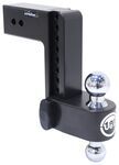 Weigh Safe 180 Hitch 2-Ball Mount for 3" Hitch - 8" Drop/9" Rise - 21K - Cerakote