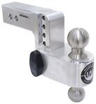 Weigh Safe 180 Hitch 2-Ball Mount for 2.5" Hitch - 4" Drop/5" Rise - 18.5K - Aluminum