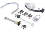 Weigh Safe Lock Set - Locking Hitch Pin, Padlock, Adjustable Coupler Latch Lock, Coupler Ball Lock