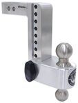Weigh Safe 180 Hitch 2-Ball Mount for 2" Hitch - 8" Drop/9" Rise - 12.5K - Aluminum