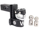 Weigh Safe Pintle Hitch w/ Built-In Scale w/ Balls for 3" Hitch - 6" Drop - 22K