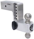 Weigh Safe 180 Hitch 2-Ball Mount for 3" Hitch - 6" Drop/7" Rise - 21K - Aluminum