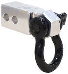 Weigh Safe Hard Shackle - Aluminum - Hard Steel Shackle w/ Black Cerakote Finish - 2" Shank