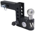 Weigh Safe Aero Hitch for 2" Hitch - 4" Drop/5" Rise - 12.5K - Steel