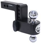 Weigh Safe 180 Hitch 2-Ball Mount for 2" Hitch - 4" Drop/5" Rise - 12.5K - Cerakote