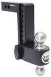 Weigh Safe 180 Hitch 2-Ball Mount for 2" Hitch - 8" Drop/9" Rise - 12.5K - Cerakote