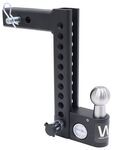 Weigh Safe Aero Hitch for 2" Hitch - 10" Drop/11" Rise - 12.5K - Steel