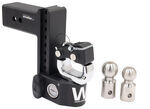 Weigh Safe Pintle Hitch w/ Built-In Scale w/ Balls for 3" Hitch - 8" Drop - 22K