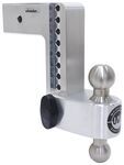 Weigh Safe 180 Hitch 2-Ball Mount for 3" Hitch - 8" Drop/9" Rise - 21K - Aluminum