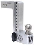 Weigh Safe Hitch w/ Built-In Scale for 2.5" Hitch, 10" Drop/11" Rise, 18.5K, Aluminum