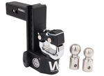 Weigh Safe Pintle Hitch w/ Built-In Scale w/ Balls for 2.5" Hitch - 8" Drop - 22K