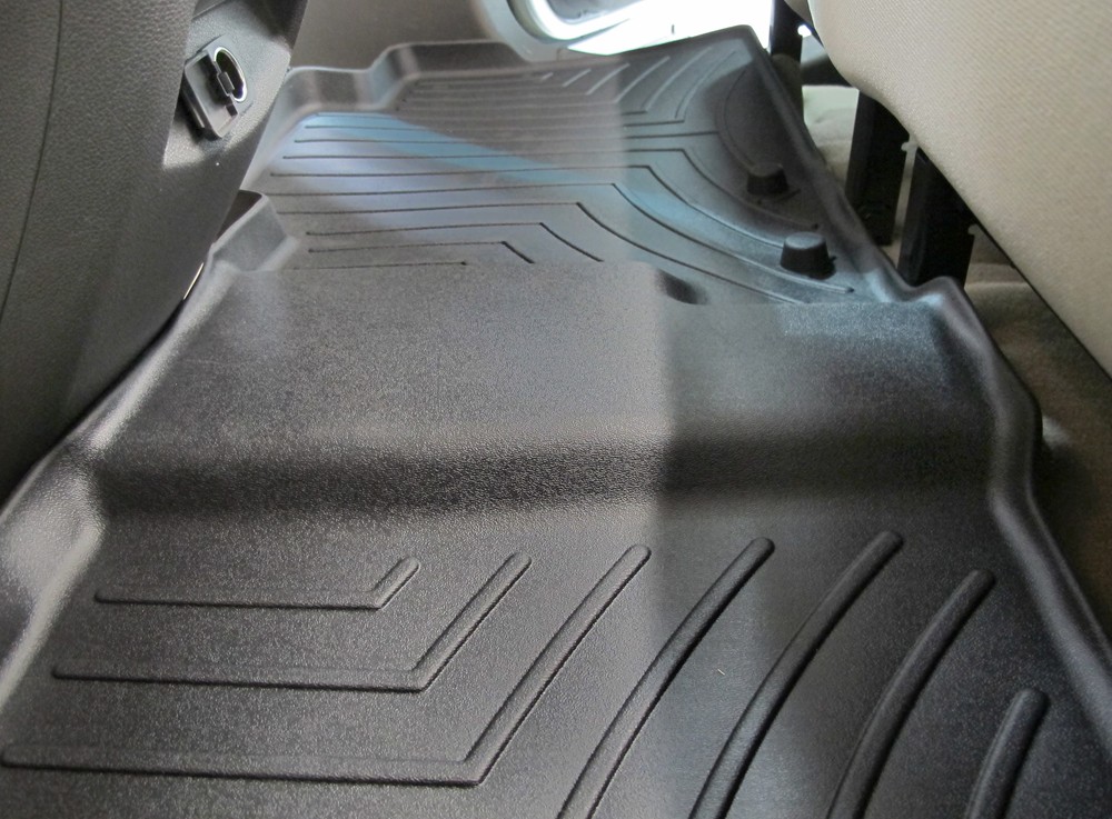 Weathertech 2nd Row Rear Auto Floor Mat Black Weathertech Floor