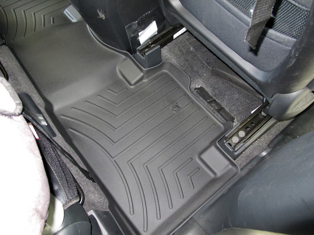 Weathertech 2nd Row Rear Auto Floor Mat Black Weathertech Floor