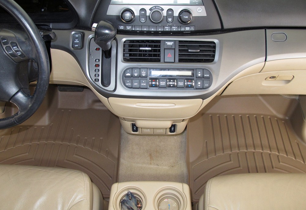 2010 Honda Odyssey WeatherTech Front Auto Floor Mats Tan