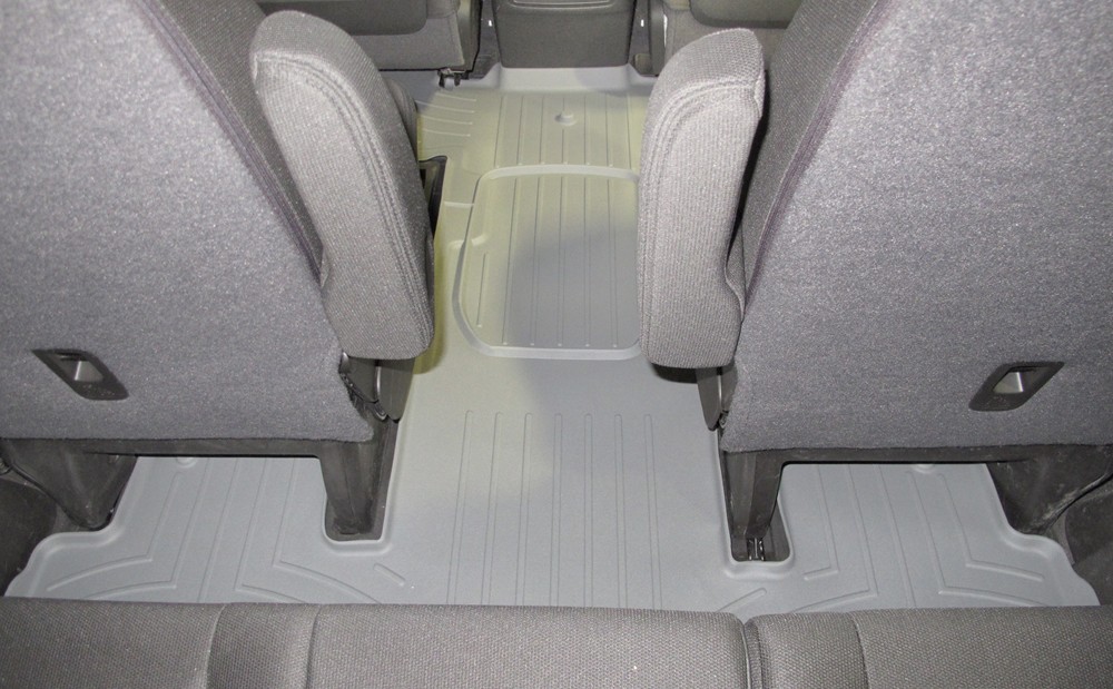 Weathertech 2nd And 3rd Row Rear Auto Floor Mat Gray Weathertech