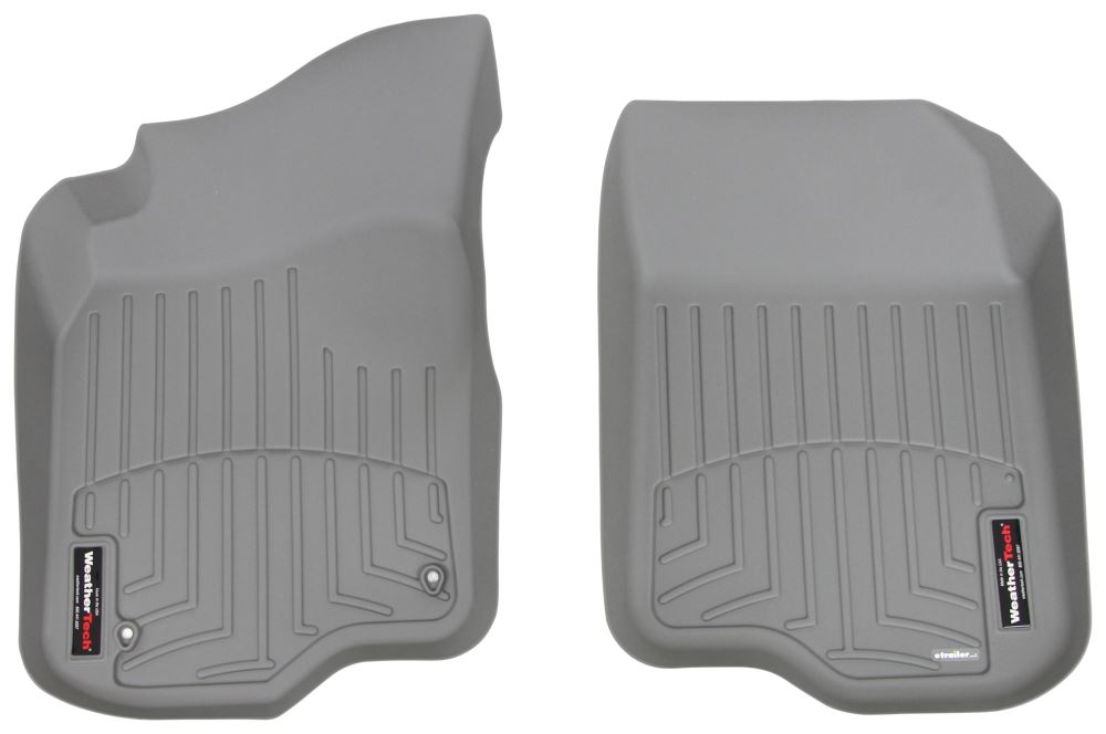 Grey 462261 WeatherTech Custom Fit Front FloorLiner for Chevrolet Malibu