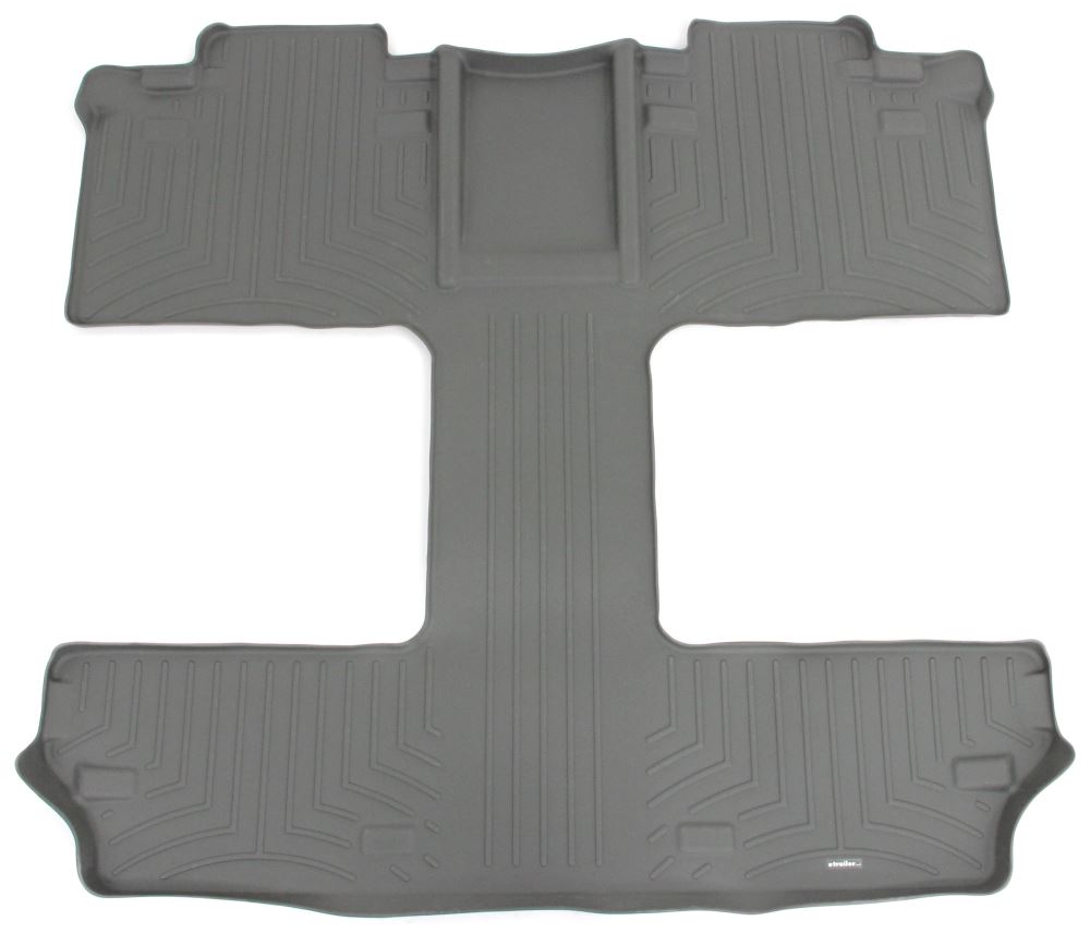 2015 Toyota Sienna WeatherTech 2nd and 3rd Row Rear Auto Floor Mat - Gray