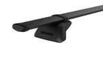 Yakima SightLine Roof Rack for Flush Rails - CoreBar Crossbars - Steel - Black - Qty 2