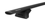 Yakima SightLine Roof Rack for Flush Rails - JetStream Crossbars - Aluminum - Black - Qty 2