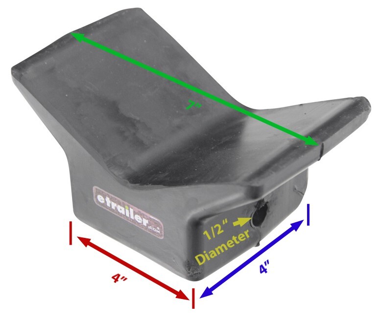 Compare Yates Y-Style Bow vs Boat Trailer Rubber 