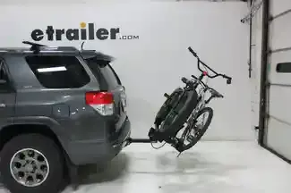 Tilt-Away Bike Rack on Vehicle