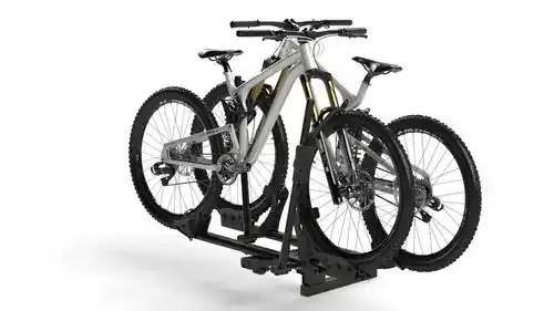 Two Bikes on Bike Rack