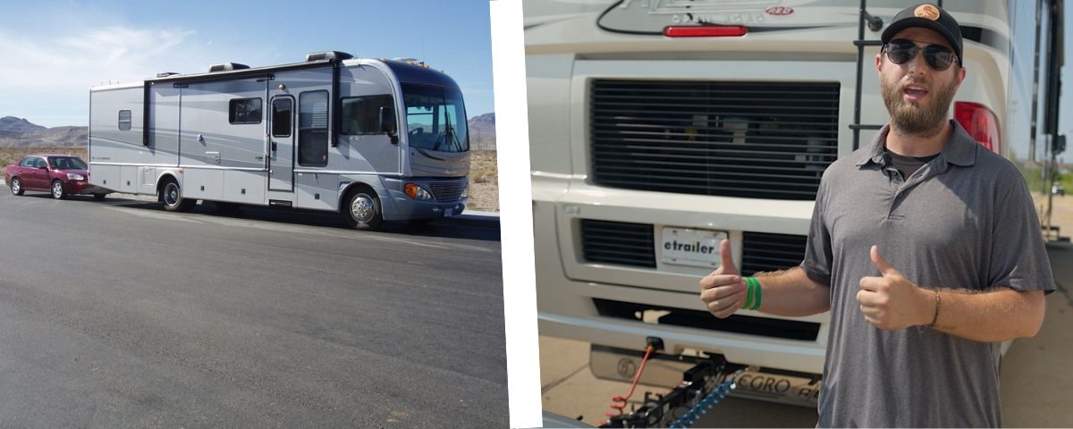 Best Vehicles to Flat Tow Cover Featuring RV Towing Car