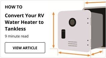 An RV Water Heater.