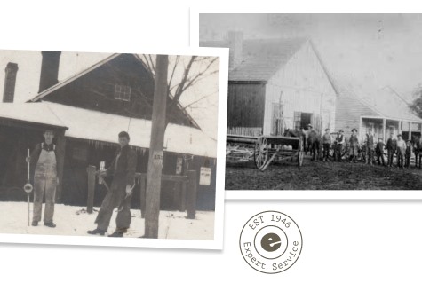 Blacksmith shop.