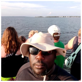 Ed by the ocean.