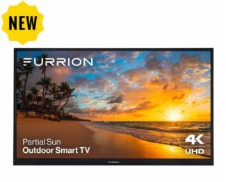 Furrion Aurora Partial-Sun LED Outdoor Smart TV.