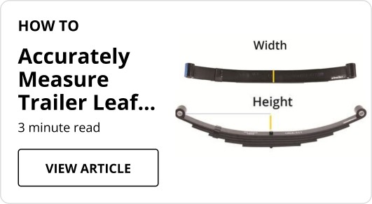 How to Accurately Measure Trailer Leaf Springs articles. 